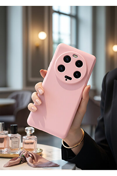 Hatreds Xiaomi Mi 13 Ultra Uyumlu İçi Kadife Kamera Korumalı Renkli Silikon K...