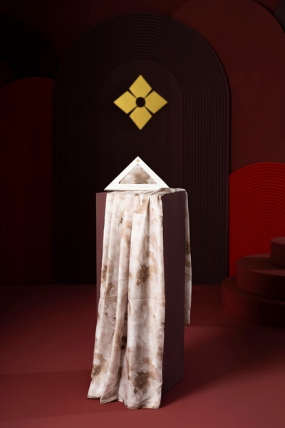 JAWEL Kadın Desenli Aquarelle Soft Şal