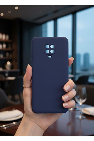 Hatreds Xiaomi Redmi Note 9 Pro Uyumlu İçi Kadife Kamera Korumalı Renkli Sili...