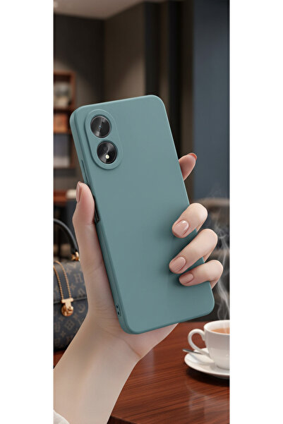 Hatreds Oppo A38 Uyumlu İçi Kadife | Mat Renkli Kamera Korumalı Kılıf