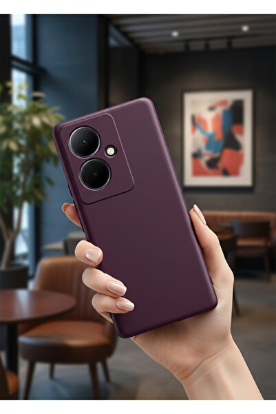 Hatreds Vivo V29 Lite 5G Uyumlu İçi Kadife Kamera Korumalı Renkli Silikon Kılıf