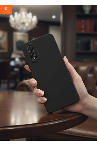 Hatreds Oppo A38 Uyumlu İçi Kadife | Mat Renkli Kamera Korumalı Kılıf