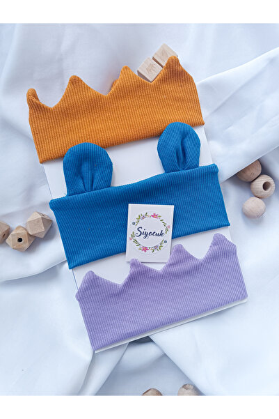 SİYO مشبك باندانا من AYICIK، باندانا للأطفال، إكسسوارات حقيبة، 3 قطع