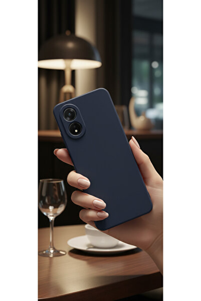 Hatreds Oppo A38 Uyumlu İçi Kadife | Mat Renkli Kamera Korumalı Kılıf