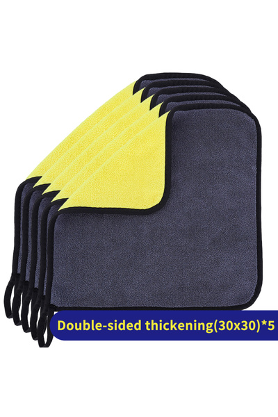 Choice 30-30 سم، 5 قطع، مناشف تنظيف السيارات من الألياف الدقيقة من سيميتال، 1...