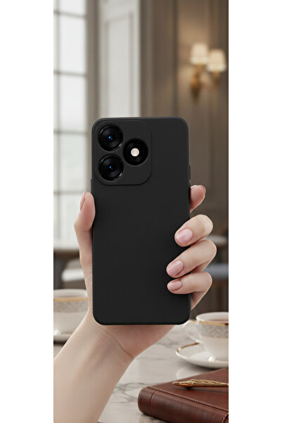 Hatreds Tecno Spark 10C Uyumlu İçi Kadife Kamera Korumalı Renkli Silikon Kılıf