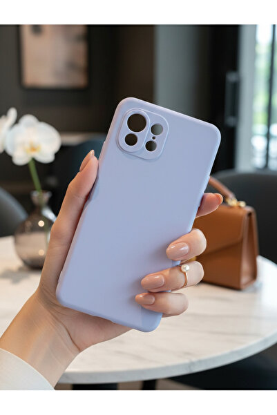 Hatreds Xiaomi Mi 11 Lite Uyumlu İçi Kadife Kamera Korumalı Renkli Silikon Kılıf