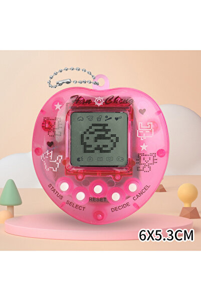 Choice 3072 سلسلة مفاتيح حيوانات أليفة افتراضية وردية اللون للأطفال، لعبة إلك...