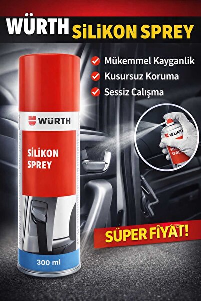Würth Silikon Sprey 300Ml