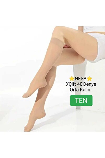 NESA 40' Den Ciorapi de damă până la genunchi 57*culoarea pielii