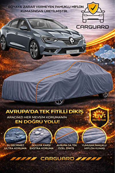 CarGuard Renault Megane 4 Sedan Uyumlu Pro Araba Brandası Miflonlu Branda Oto...