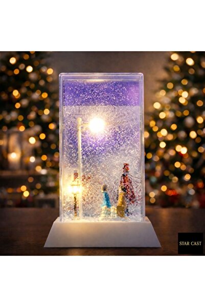 STAR CAST Sokak Lambalı Işıklı Kar Küresi – Nostaljik ve Büyüleyici Dekoratif...