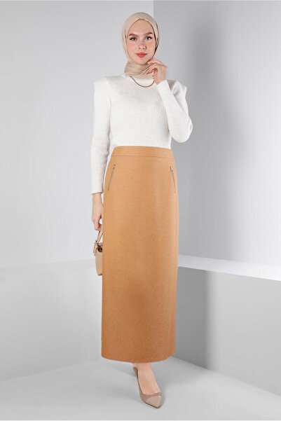 Alvina تنورة بسحاب مع جيوب 60362