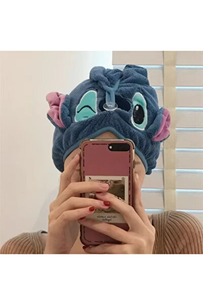 Choice منشفة تجفيف الشعر الزرقاء من ديزني ستيتش 2026، للنساء، بتصميم أنيق من ...