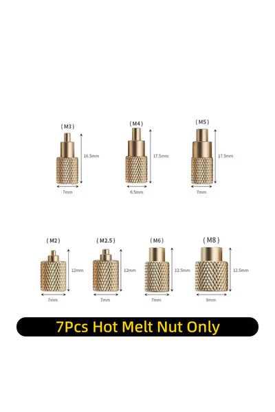 Choice Hot melt nut Only FNIRSI HS02A 3D Hot Melt Nut Printing Specialized So...