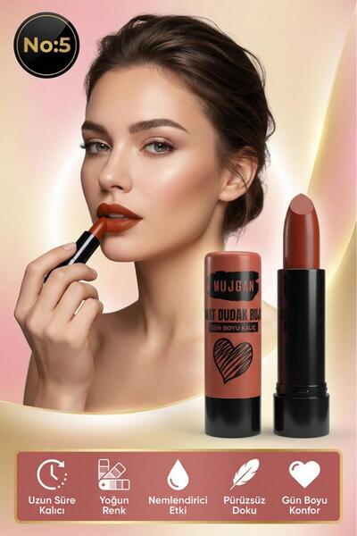 MUJGAN Love Matte Tekli Mat Dudak Ruju NO:5