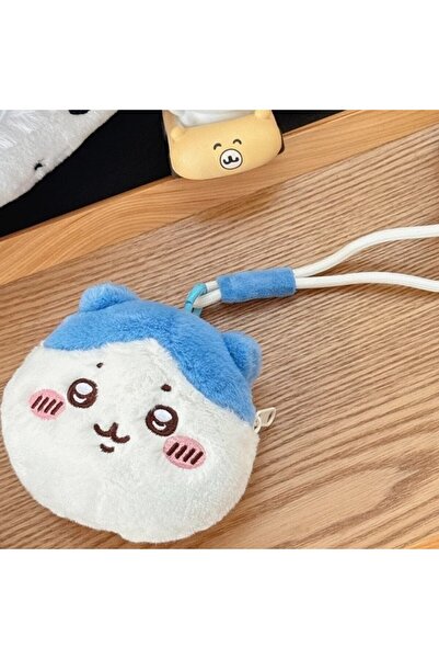 Choice محفظة نقود C-LQBW-2، حقيبة سماعات رأس قطيفة بتصميم شخصية تشيكاوا الكرت...