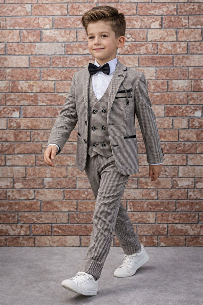 HAYTA طقم بدلة مع سترة وقميص للأعمار من 11 إلى 14 سنة فالكون