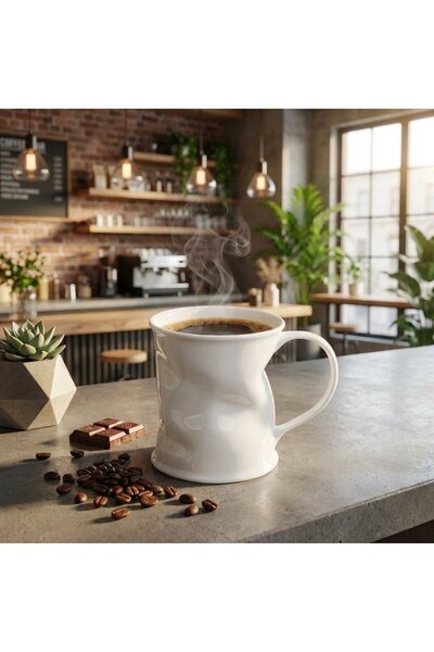 Güral Porselen Crinkly Mug Bardak