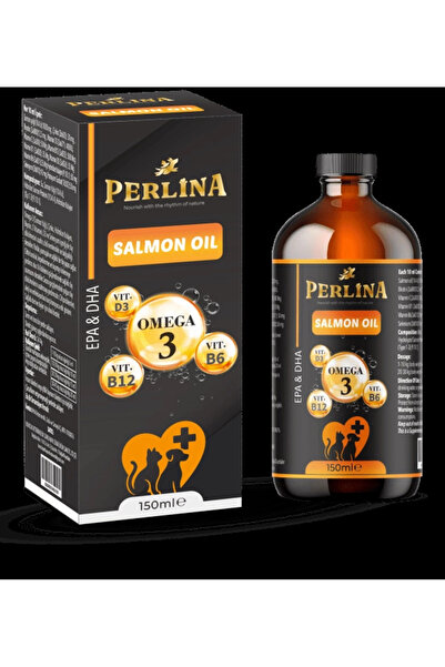 Perlina Kedi ve Köpek İçin Somon Yağı Takviyesi, Omega 3-6, Biyotin, B, Çinko...