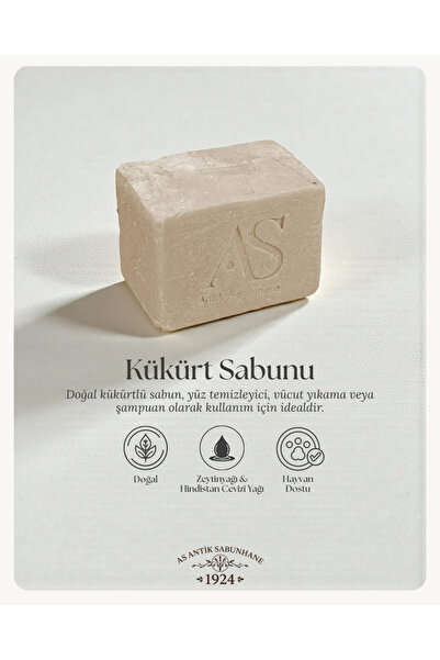 AS ANTİK SABUNHANE 1924 Doğal Kükürt Sabunu