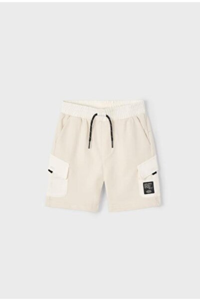 MAYORAL Момчешки джърси шорти с джобове, бежови