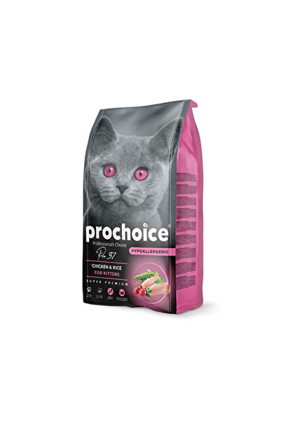 ProChoice Pro Choice Pro 37 Kitten Tavuklu ve Pirinçli Yavru Kedi Maması 15 Kg