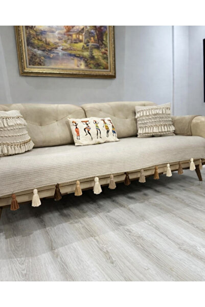 PETEKHOME PÜSKÜLLÜ KOLTUK ÖRTÜSÜ 90X210 EBTINDA 1 ADET