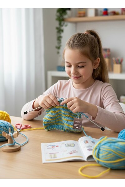 Sultan Kısa Titanyum Örgü Şişi 25 cm - Çocuklar ve yeni Başlayanlar İçin Örgü...