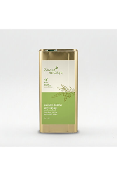 Damak Antakya Erken Hasat Soğuk Sıkım Naturel Sızma - 5 Lt Teneke