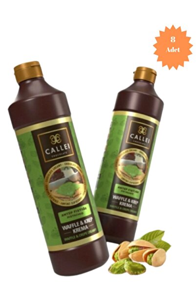 Callei Antep Fıstığı Waffle ve Krep Sosu 8 Adet