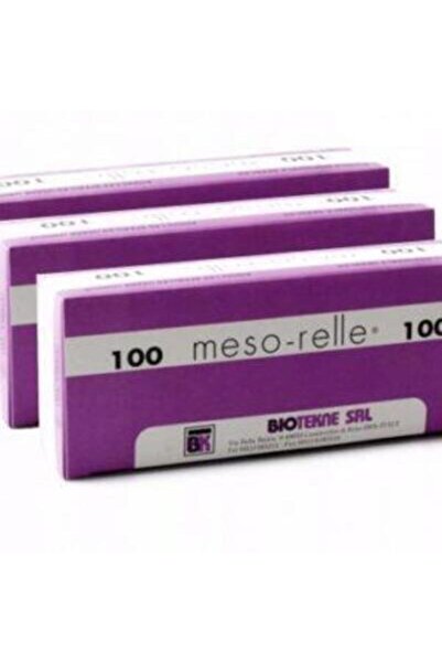 mesorelle MESO-RELLE - MEZOTERAPİ İĞNESİ 32G 1/2" 0.23 X 12MM AM32G1 - 25 ADET