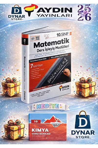 Aydın Yayınları Aydın 10. Sınıf Matematik Ders İşleyiş Modülleri dynar store