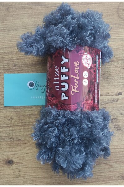 Alize (5 Pieces) Puffy Furlove 87 Hand Knitted Heart Pillow Baby Blanket Knit...