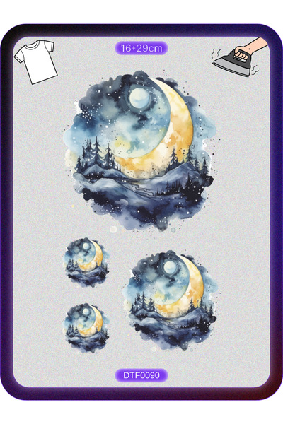 DYENOTE A4 Boyutunda Kumaşa Ve Deriye Baskı Kumaş Aplike Yama Ütü Ile Yapışan...