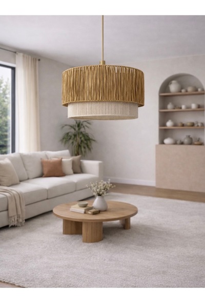 Tasarı Sanatı Ev Dekorasyonu Handmade Sarkıt Aydınlatma İskandinav Rustik Tar...