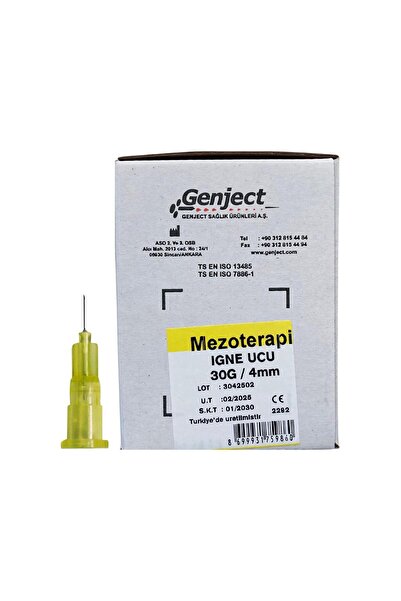 Genject - ميزوثيرابي 30 جرام 4 ملم - 250 قطعة