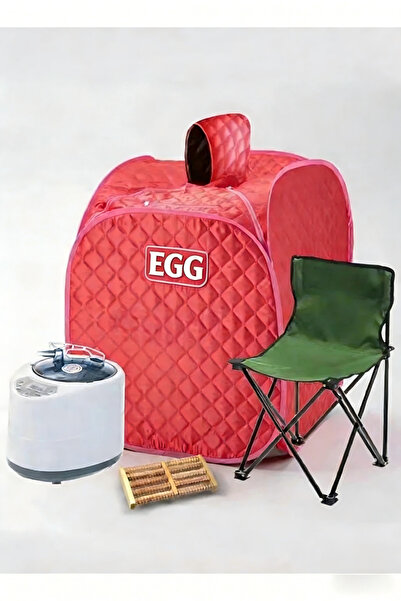 EGG Portable 2-Person Sauna Tent with Chair – Foldable Home Steam Therapy, Ad...