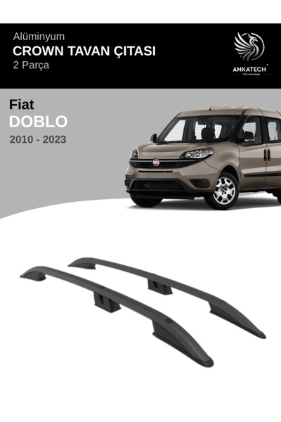 Turtle FIAT DOBLO 2010-2023 CROWN TAVAN ÇITASI - SİYAH