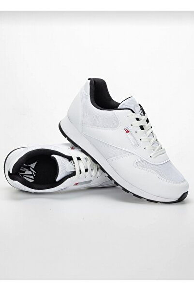 WEBORN حذاء رياضي رجالي أبيض يومي لتقويم العظام مرن برباط يسمح بمرور الهواء و...