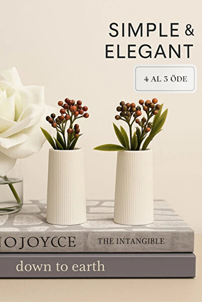 ZURİ DESİGN Set od 2 minimalističke skandinavske vaze u boemskom stilu – Pokl...