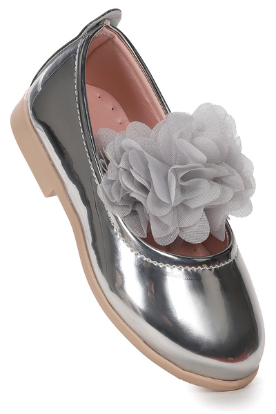 KARAMAZI Flovers Patent Leather Girl's Ballerina Shoes