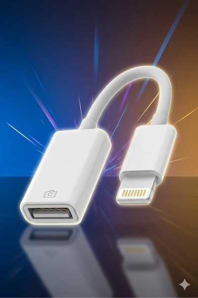 Derwell Iphone Lightning Usb Ipad Iphone Için 15 14 13 12 11 Pro X Xr 8 7 Otg...