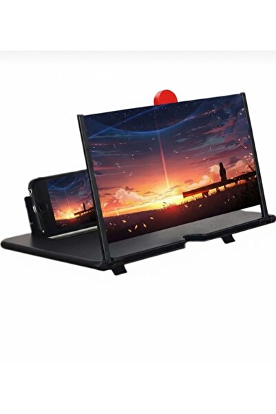 Jetcom Telefon Ekran Büyüteci Görüntü Büyütme Geniş Ekran Video Ekran Büyütücü 3d Hd Standlı