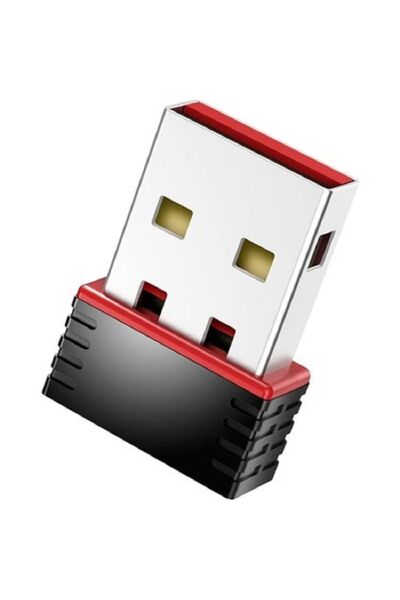 Derwell Usb Wifi Adaptörü 802.11n Anten 300 Mbps Usb Kablosuz Alıcı Dongle Ağ Kartı Masaüstü Güçlendirici