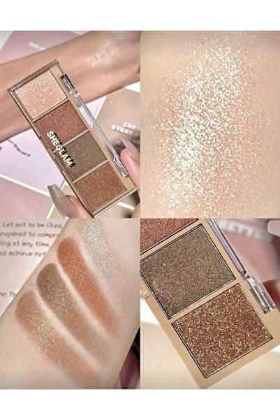 SHEGLAM Essential Square 4'lü Göz Farı Paleti