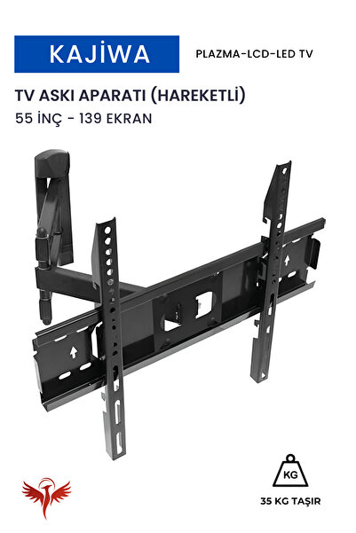 KAJİWA 55 İNÇ ASKI APARATI HAREKETLİ (139 EKRAN) Tüm Marka ve modellerle uyum...