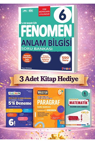 Fenomen Yayıncılık FENOMEN 6.SINIF ANLAM BILGISI SORU BANKASI DYNAR STORE 2026