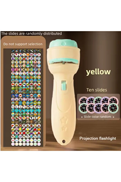 Choice OneSize yellow Projection Flashlight, Early Education Puzzle Developme...