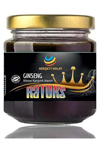 Herşeyi Kolay Ginsengli Macun 240gr Keçiboynuzu Çalşır Kökü Ratorss Macunu Ku...